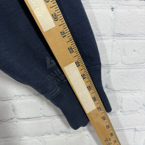 American Giant Hoodie Men Plus XXL Blue Strip Heavyweight Full Zip Sweatshirt - Picture 8 of 16